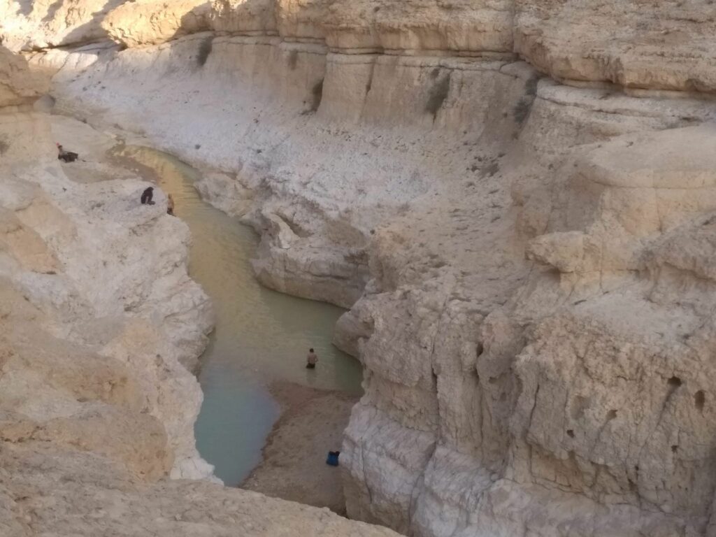 מטיילים בפרסת נקרות 