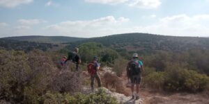 צוות הדרכה בשטח הררי וירוק