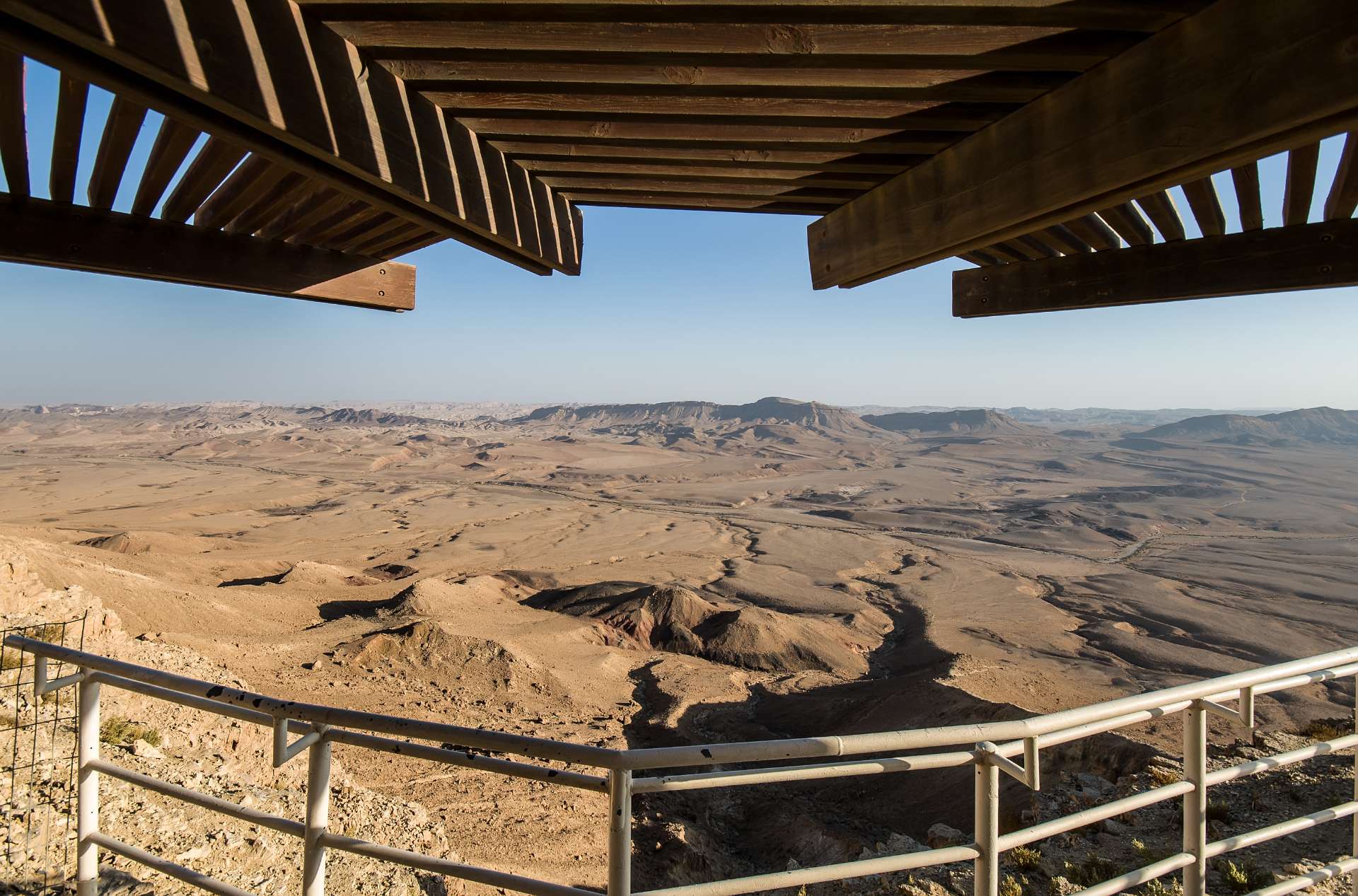 נוף מנקודת תצפית באזור הר הנגב