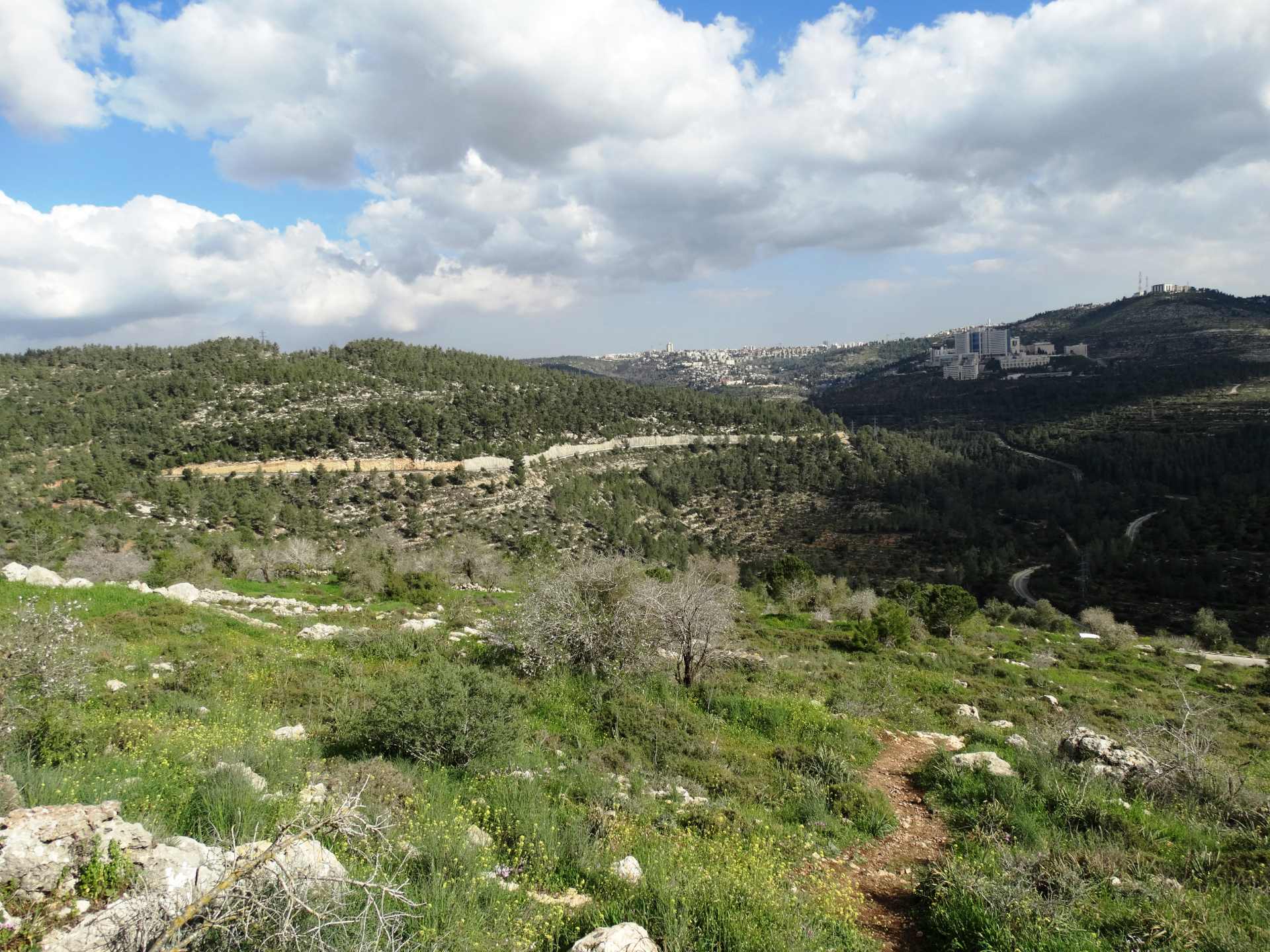 הרי ירושלים, נוף מהסטף