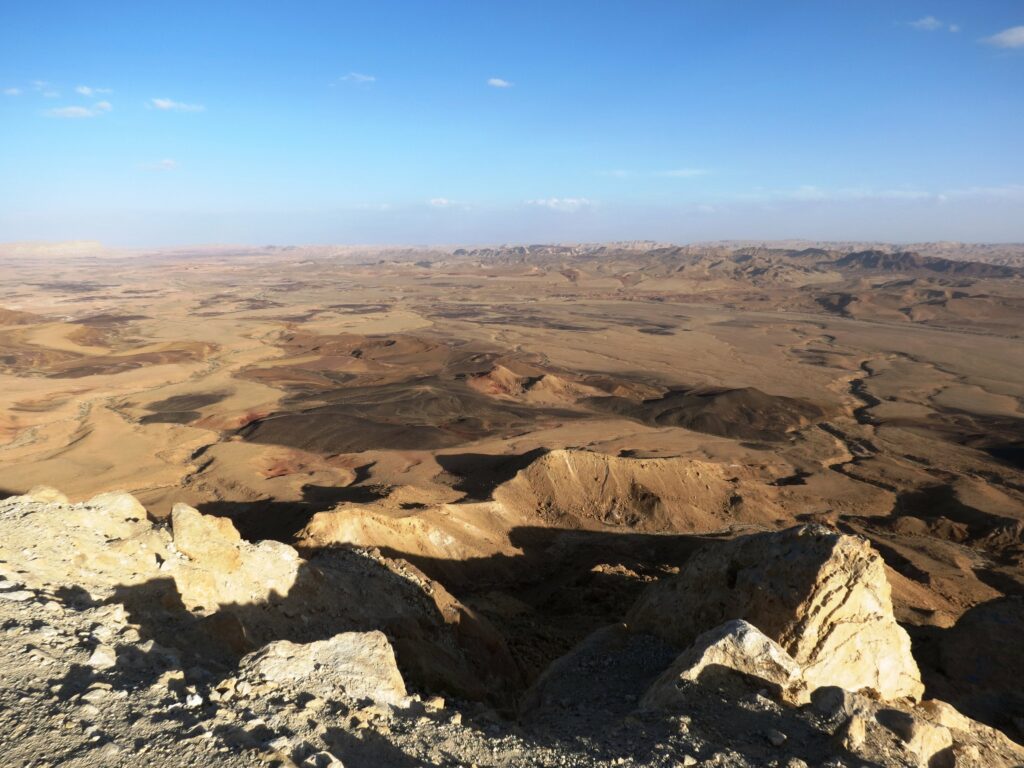 הנוף המדהים של מכתש רמון.