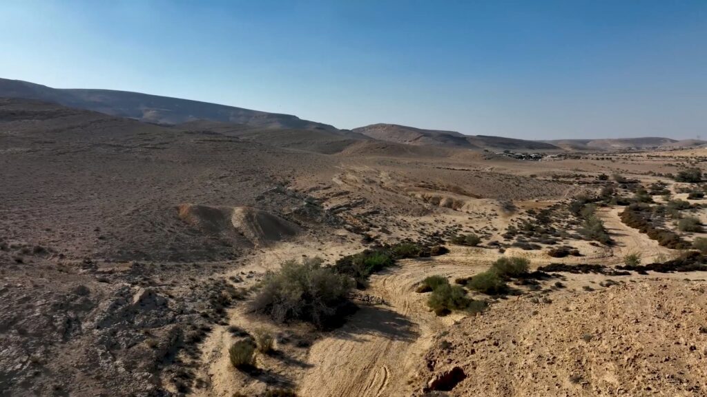 הנוף של נחל ממשית מלמעלה 