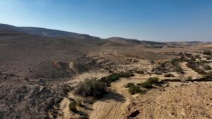 הנוף של נחל ממשית מלמעלה