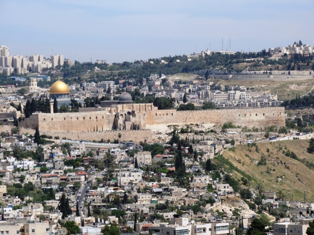 נוף לעיר העתיקה בירושלים 