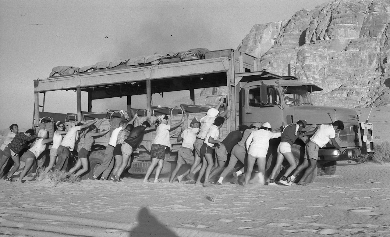 טיול לסיני של קבוצת חצב בית השיטה 1971