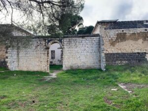 חלק ממבנה ארמון אמיר ברמת הגולן