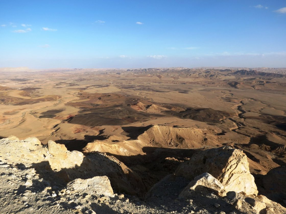 הנוף המדהים של מכתש רמון