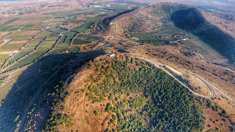 הר בנטל והר אביטל ברמת הגולן