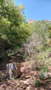 מתחת לקלעת נמרוד- סימון המקטע החדש בשביל ישראל בחרמון