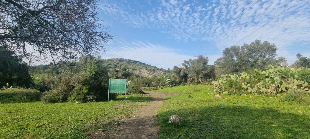 כניסה לשמורה - טוף מהרל 