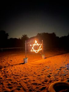 משחק העפלה בחולות ניצנים- כתובת אש