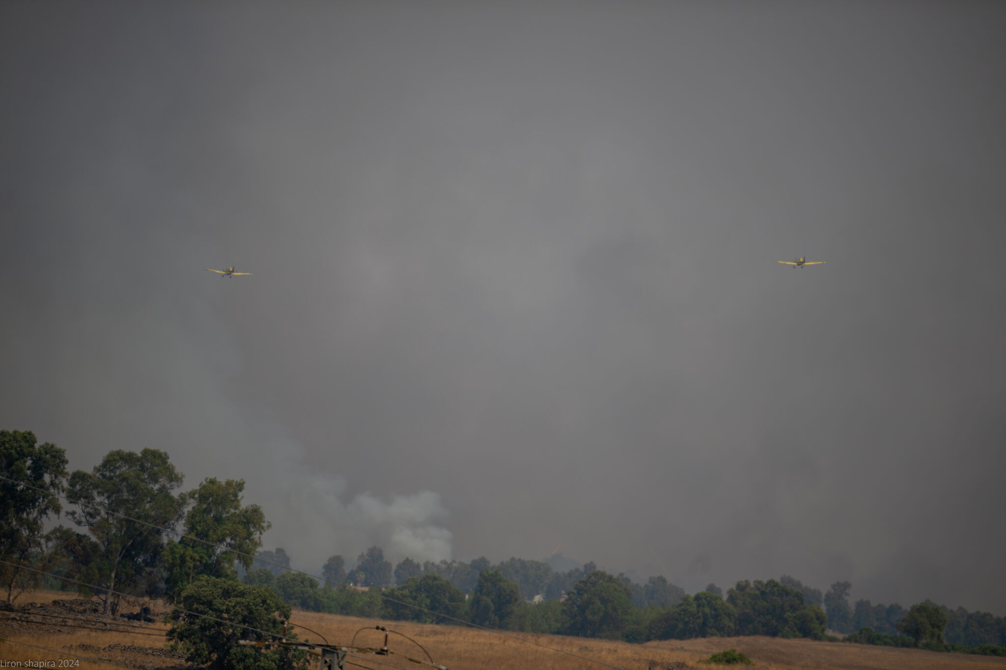 מטוסי כיבוי בצפון