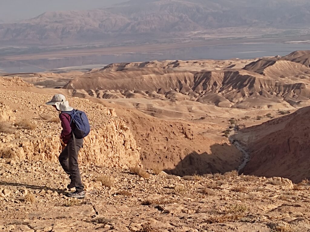 מטייל בנחל פרס עליון 