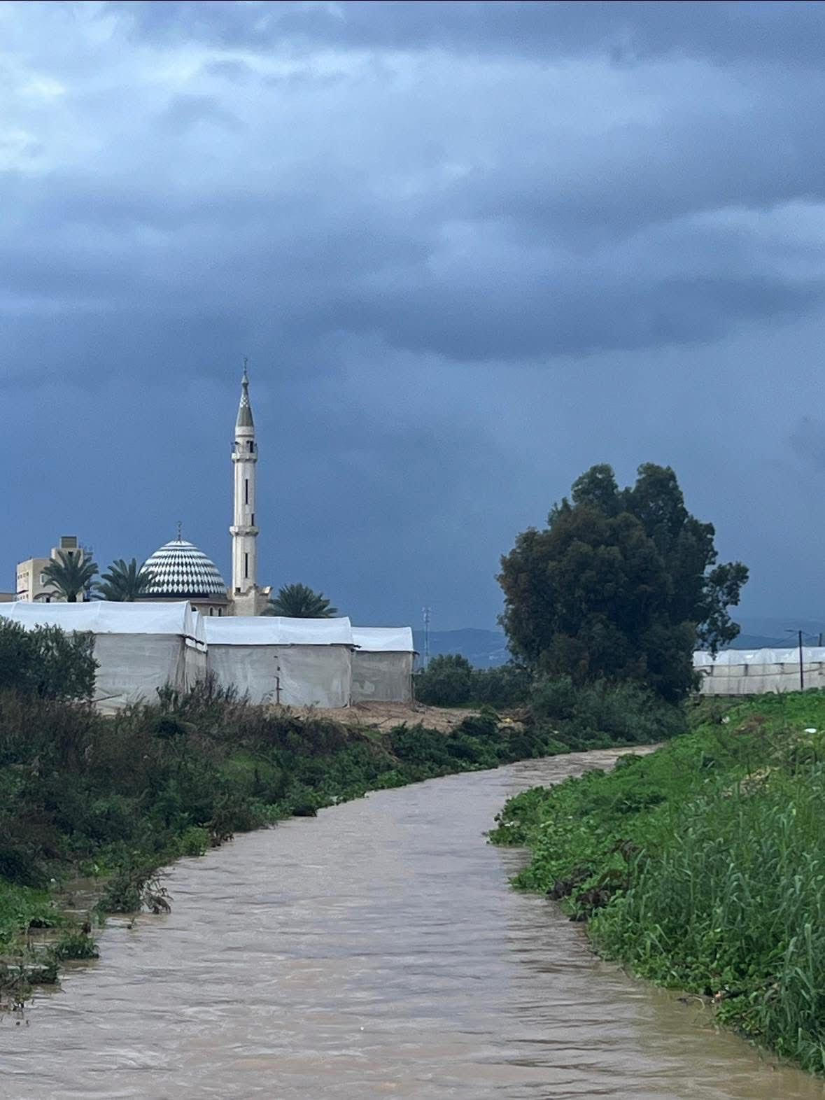 ואדי אבו נאר (נחל חדרה) בחורף