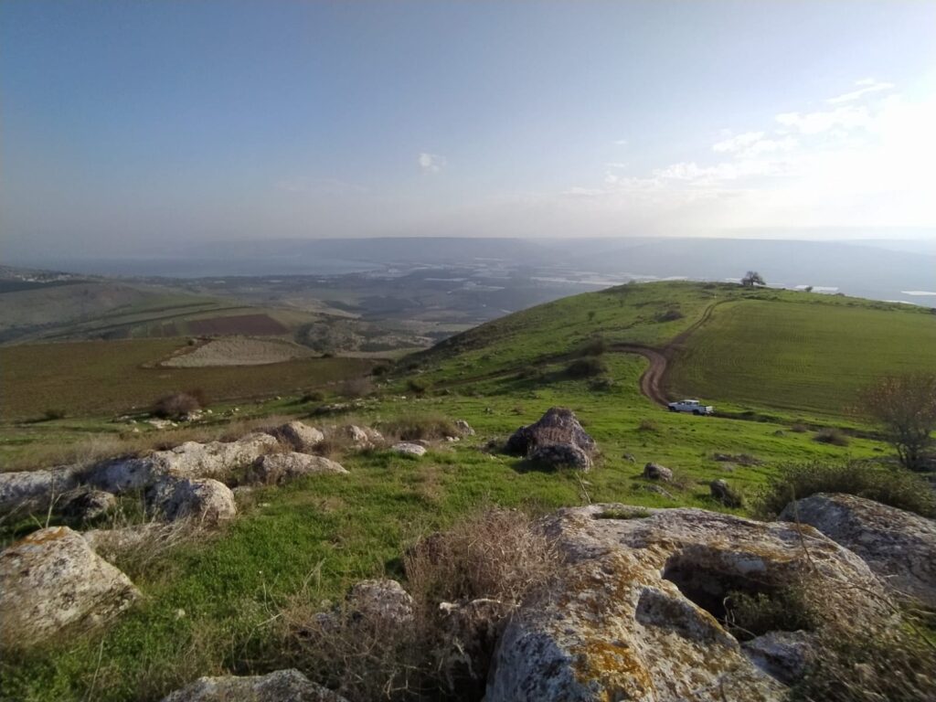 נוף מרמת סירין הפורחת 