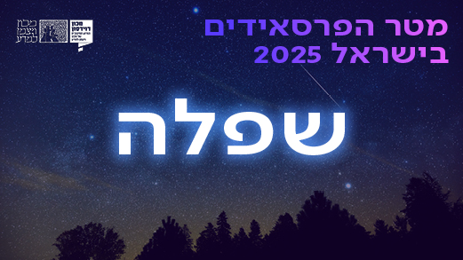 מטר הפרסאידים בישראל 2025 - שפלה | החברה להגנת הטבע