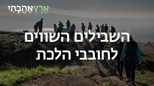 השבילים השווים לחובבי הלכת
