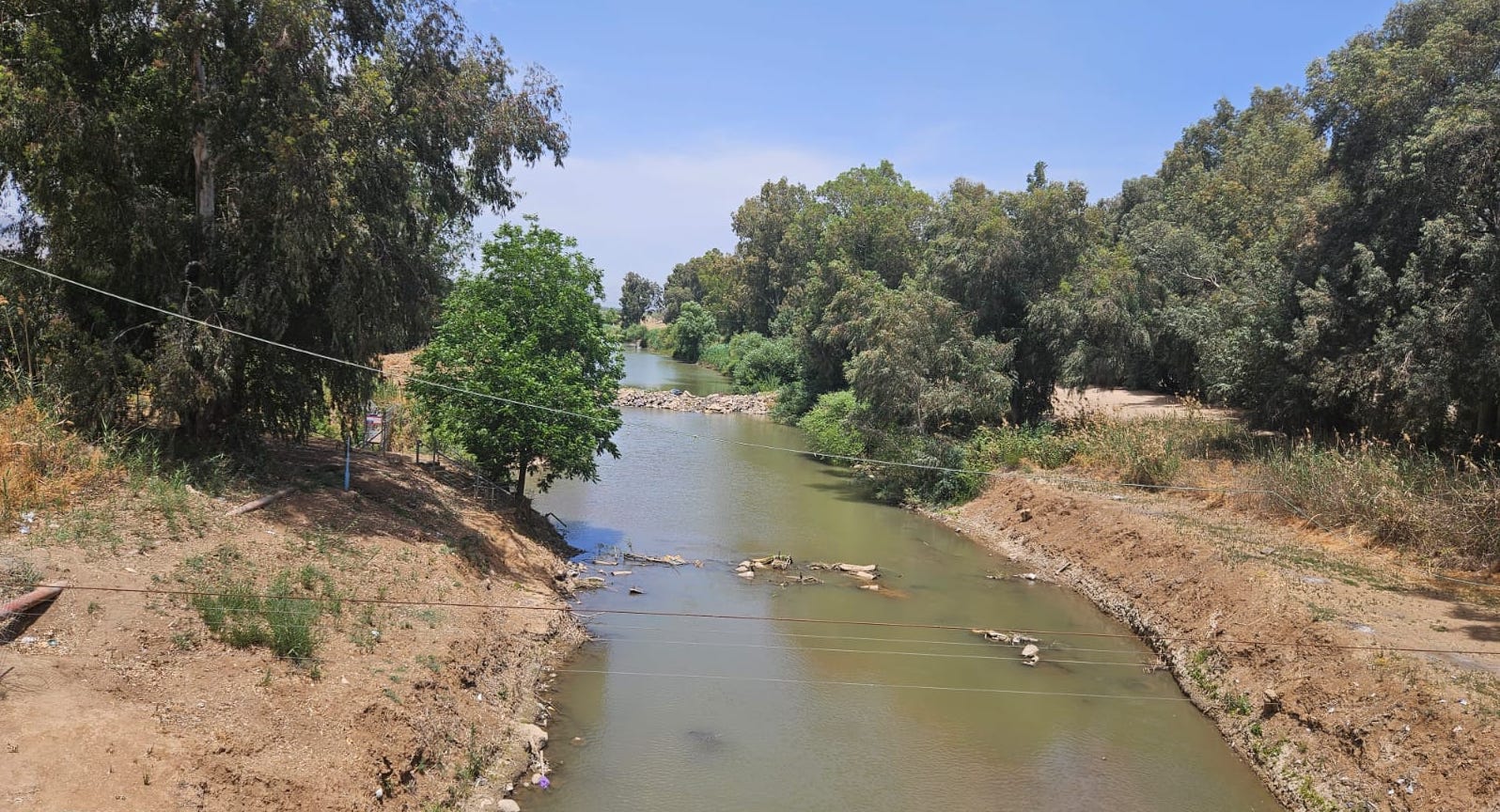 תצפית מגשר הפקק על הירדן ההררי