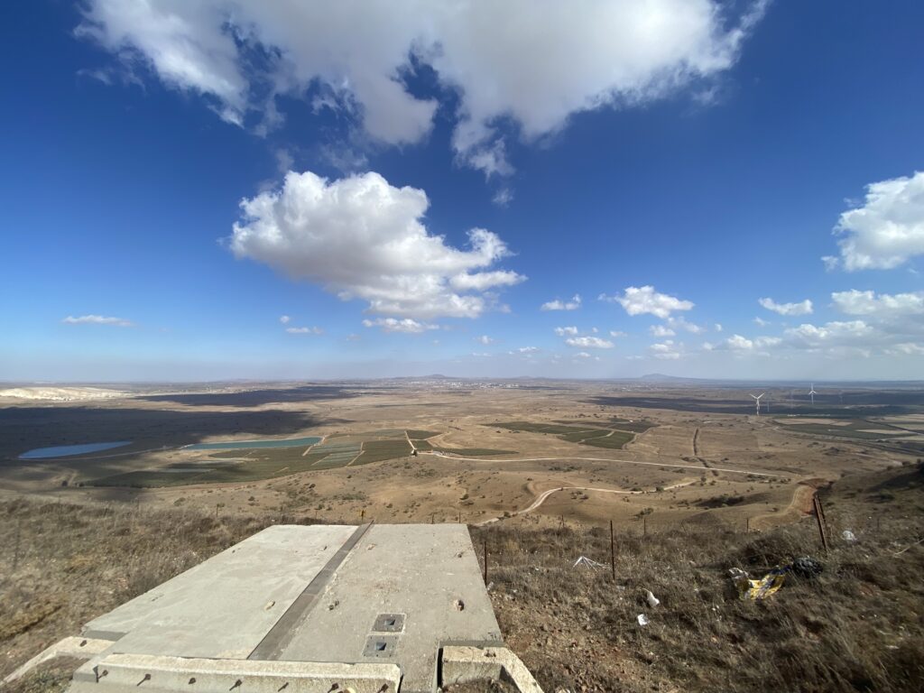 נוף של עמק הבכא