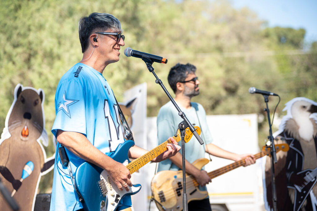 שחר אבן צור השקת שירת הזמיר בפארק הצפרות מעגן מיכאל 